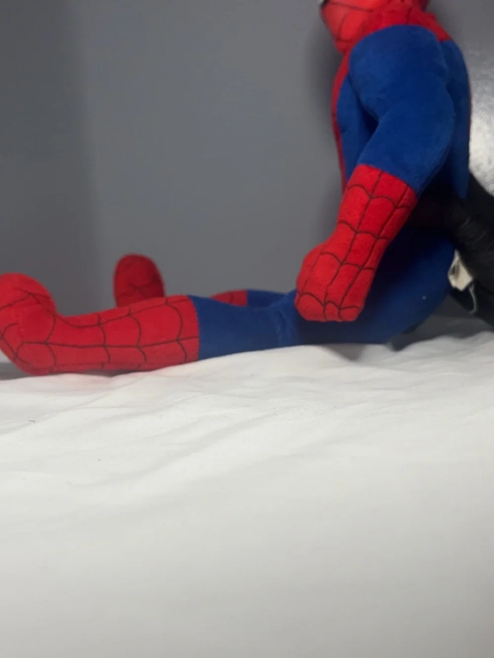 Kids Spider-Man Plush Costume Doll in Red and Blue